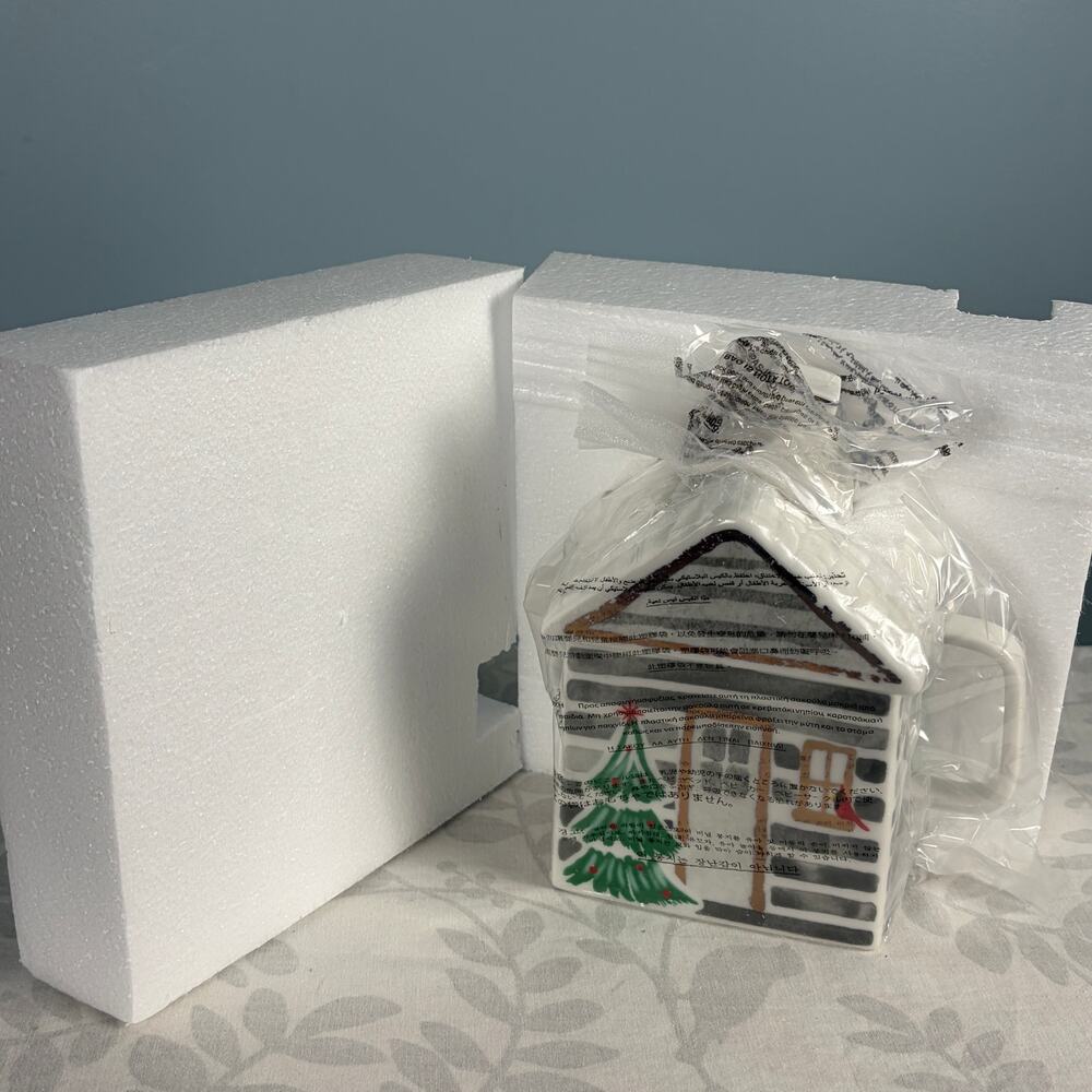 Lenox Balsam Lane Cabin Teapot SKU 893487 Holiday Christmas New in box